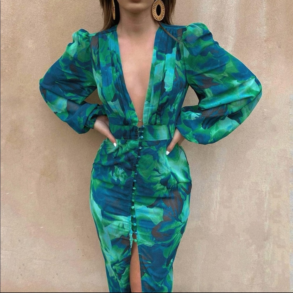 Runaway The Label Calista MIDI Dress